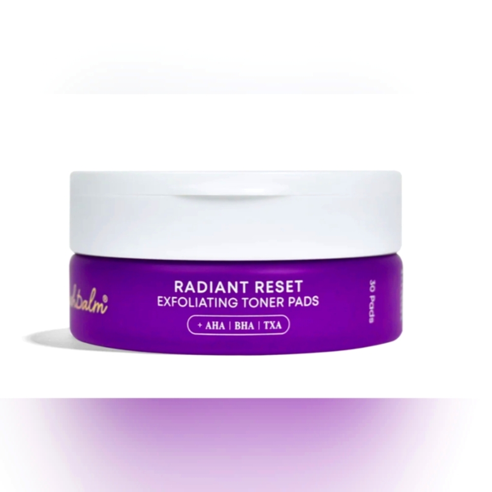 BUSHBALM Radiant Reset Exfoliating Toner Pads